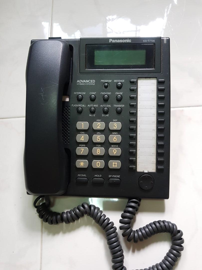 Panasonic phone KX-T7735 & KX-T7730, Computers & Tech, Office ...