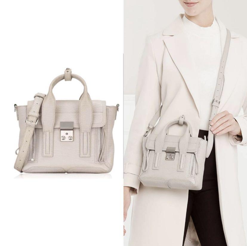 Phillip Lim Mini Pashli warna Feather abu2 FREE ONGKIR