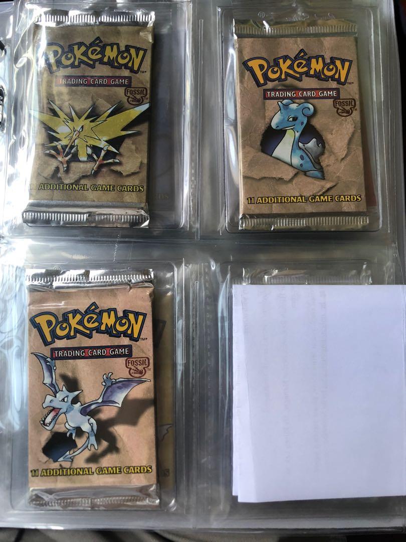 pokemon fossil booster pack, Hobbies & Toys, Toys & Games on Carousell