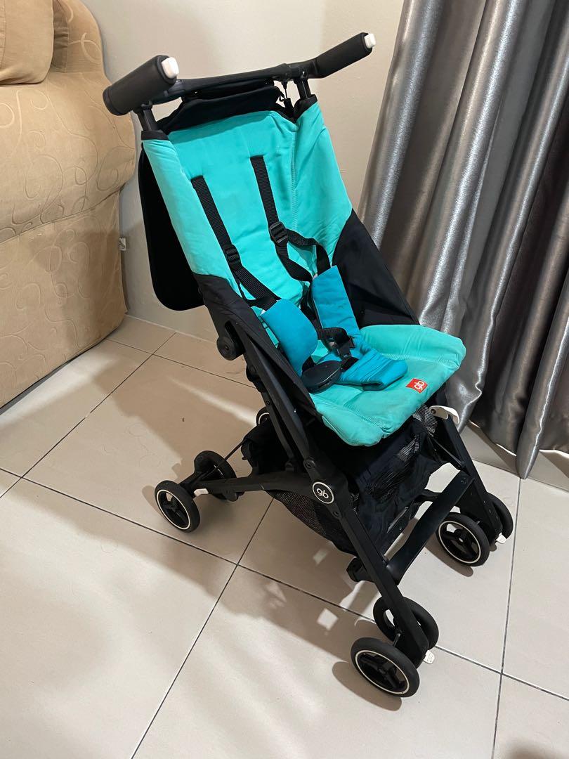 Preloved GB Pockit Compact Stroller Folding Babies Kids Going