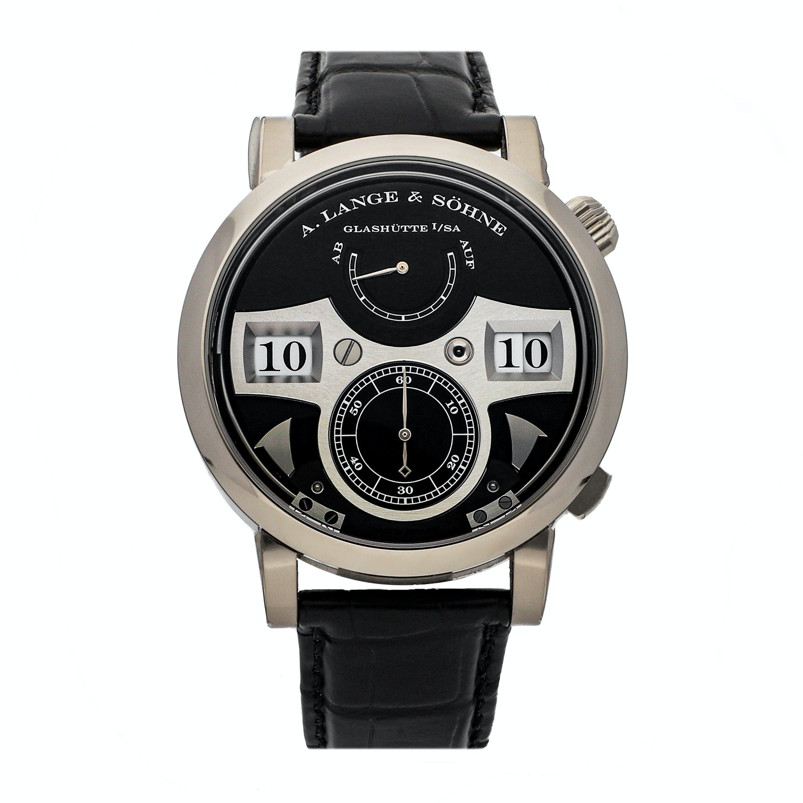 lange zeitwerk striking time