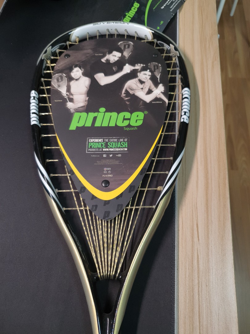 Prince Squash Racket Pro Sovereign, Sports Equipment, Sports & Games