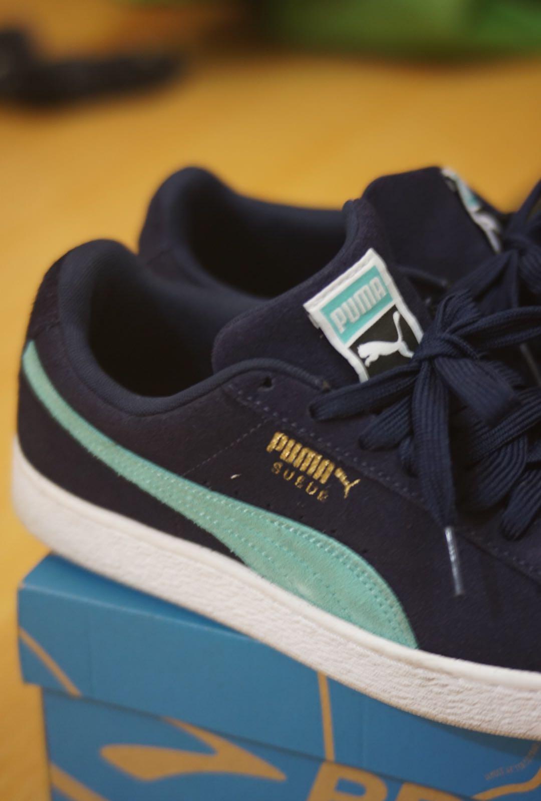Puma suede bleu turquoise hot sale