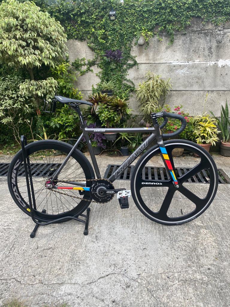 Sepeda fixie road on sale bike