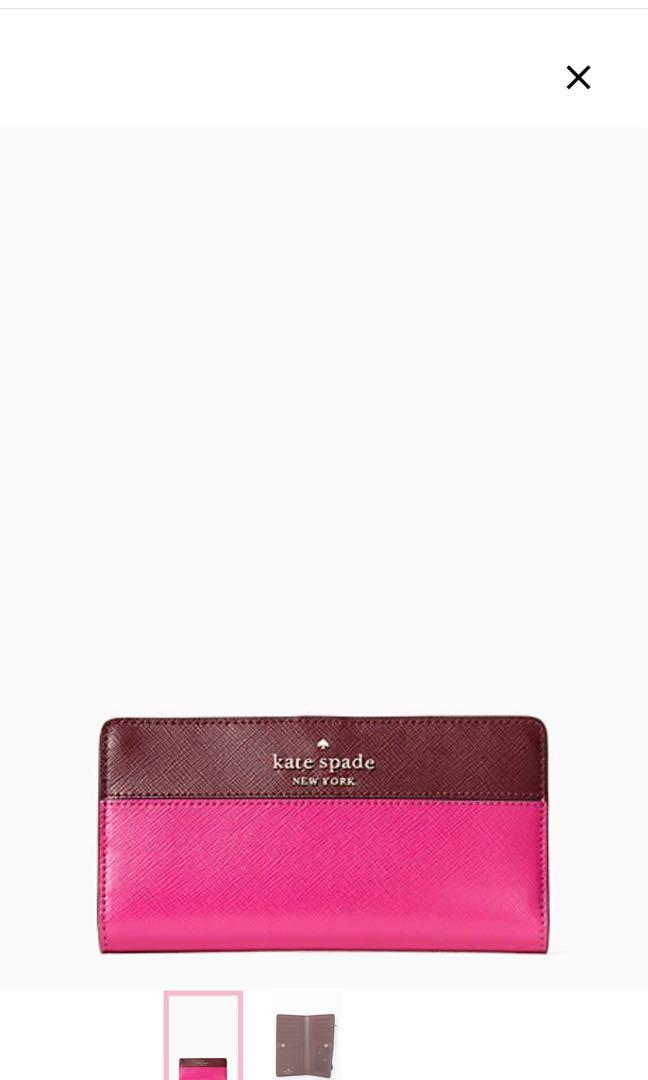 Staci colorblock large slim bifold sales wallet