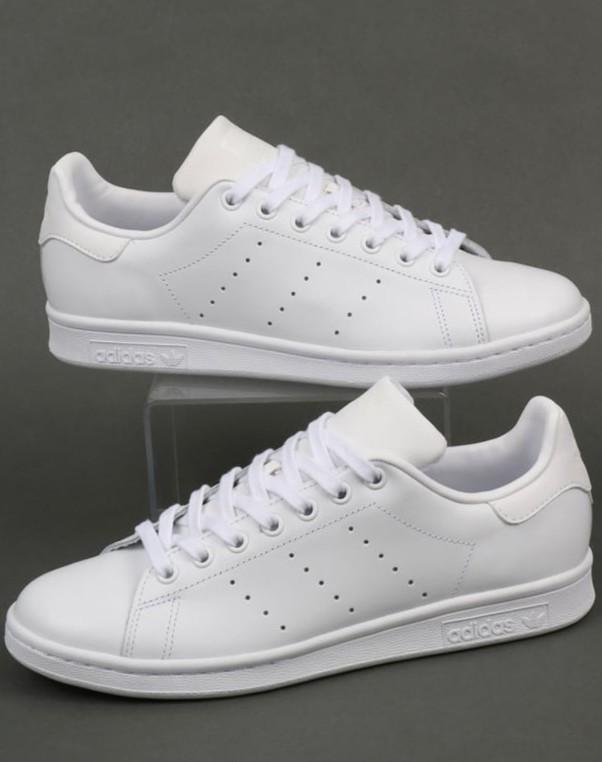 STEAL* Adidas Originals Stan Smith Full White, Men's Fashion, Footwear,  Sneakers on Carousell