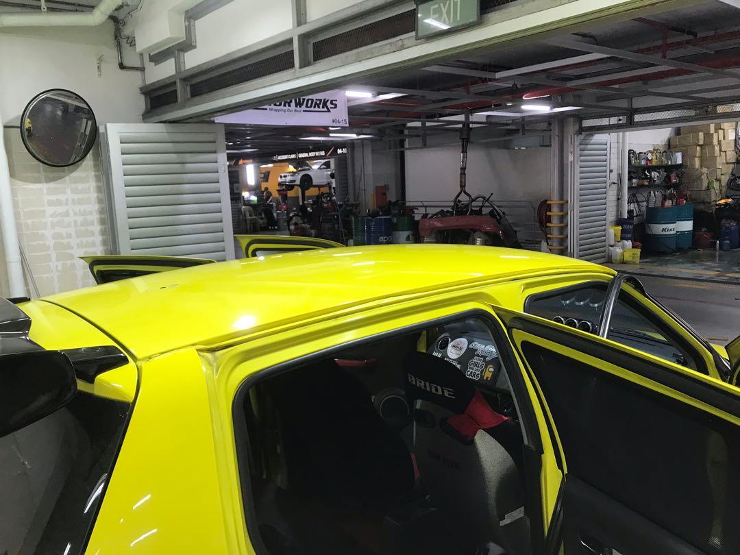 Suzuki Swift roof sticker wrap/ car roof wrap/ Suzuki half cut, Car