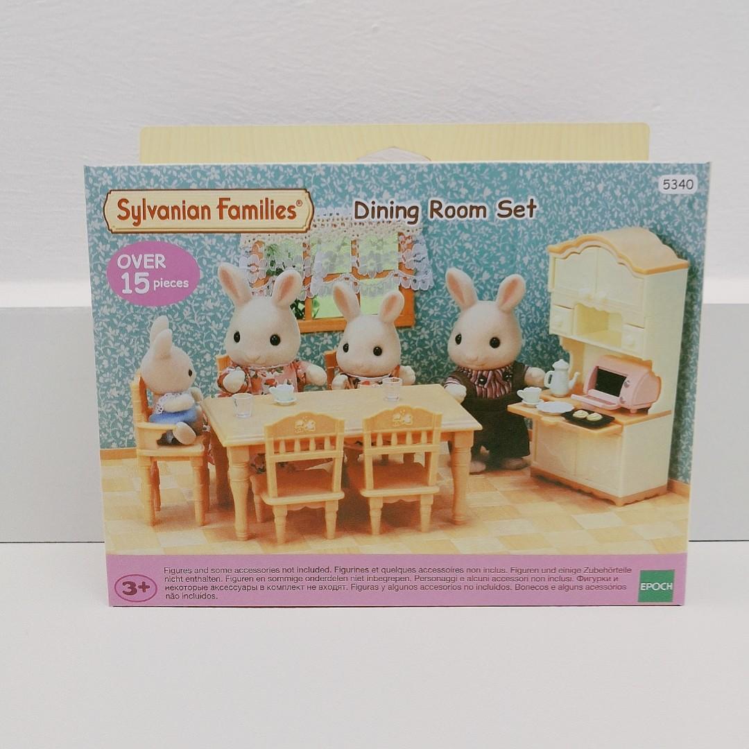 Sylvanian Families Dining Room Set, Hobbies & Toys, Collectibles ...