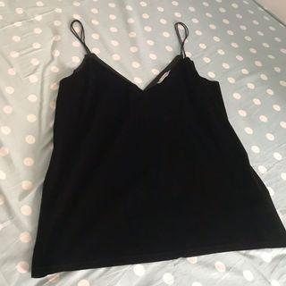 tank top camisole pull&bear velvet