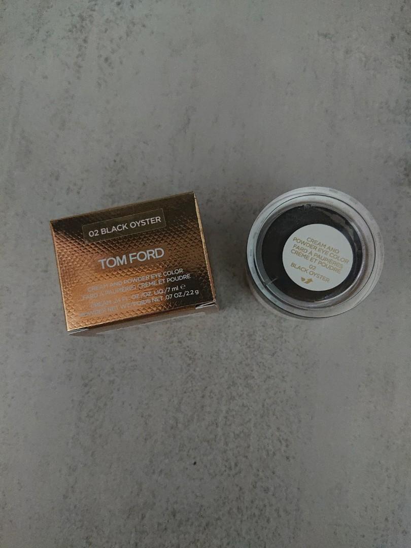 Tom Ford Cream And Powder Eye Color - 02 Black Oyster, 美容＆化妝品, 健康及美容- 皮膚護理,  化妝品- Carousell
