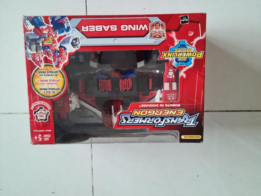 TRANSFORMER YOTS OPTIMUS, OMEGA SUPREME & ENERGON WING SABER, Hobbies