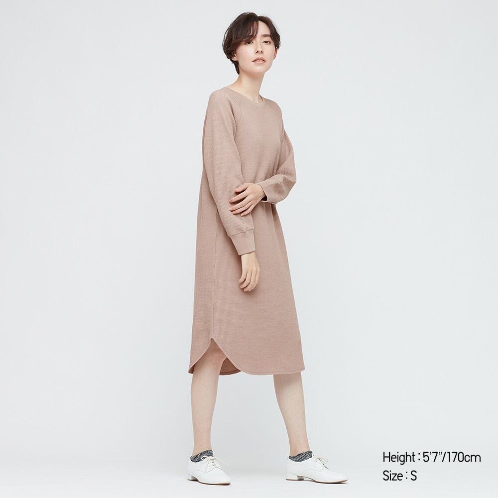 uniqlo waffle dress