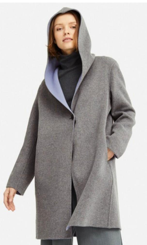 Uniqlo wool new arrivals coat womens