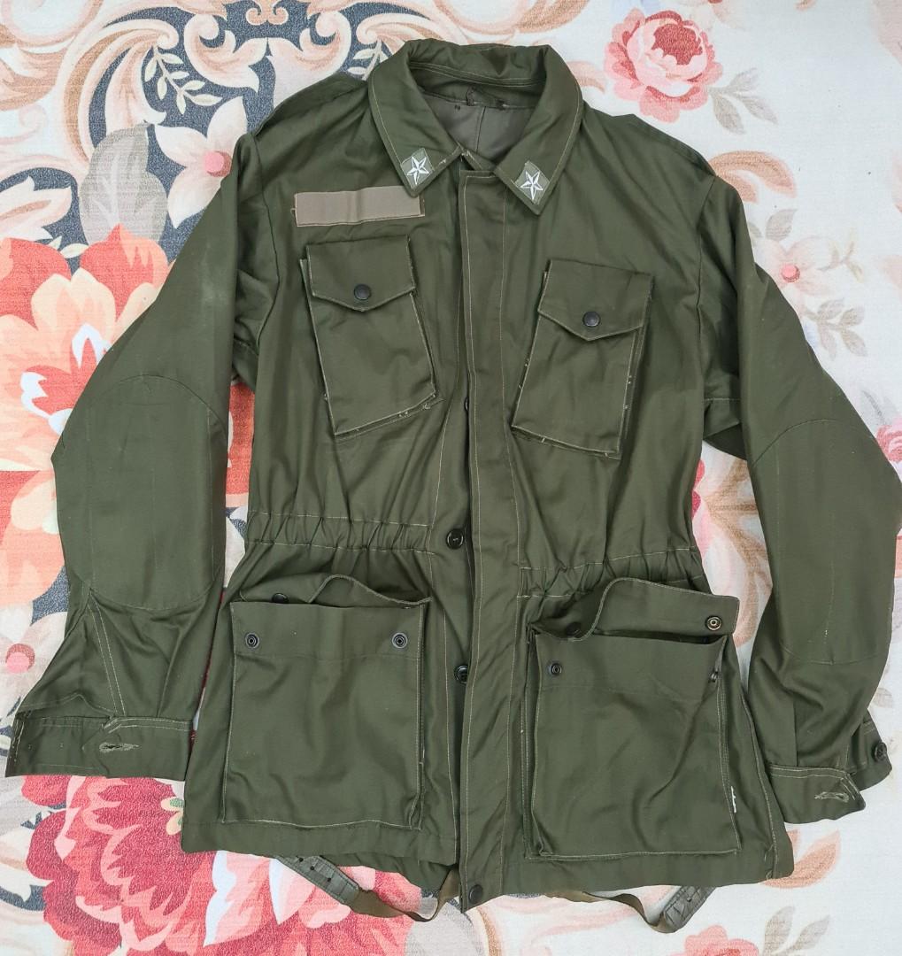 Vintage Italian Army Jacket, Men's Fashion, Coats, Jackets and ...