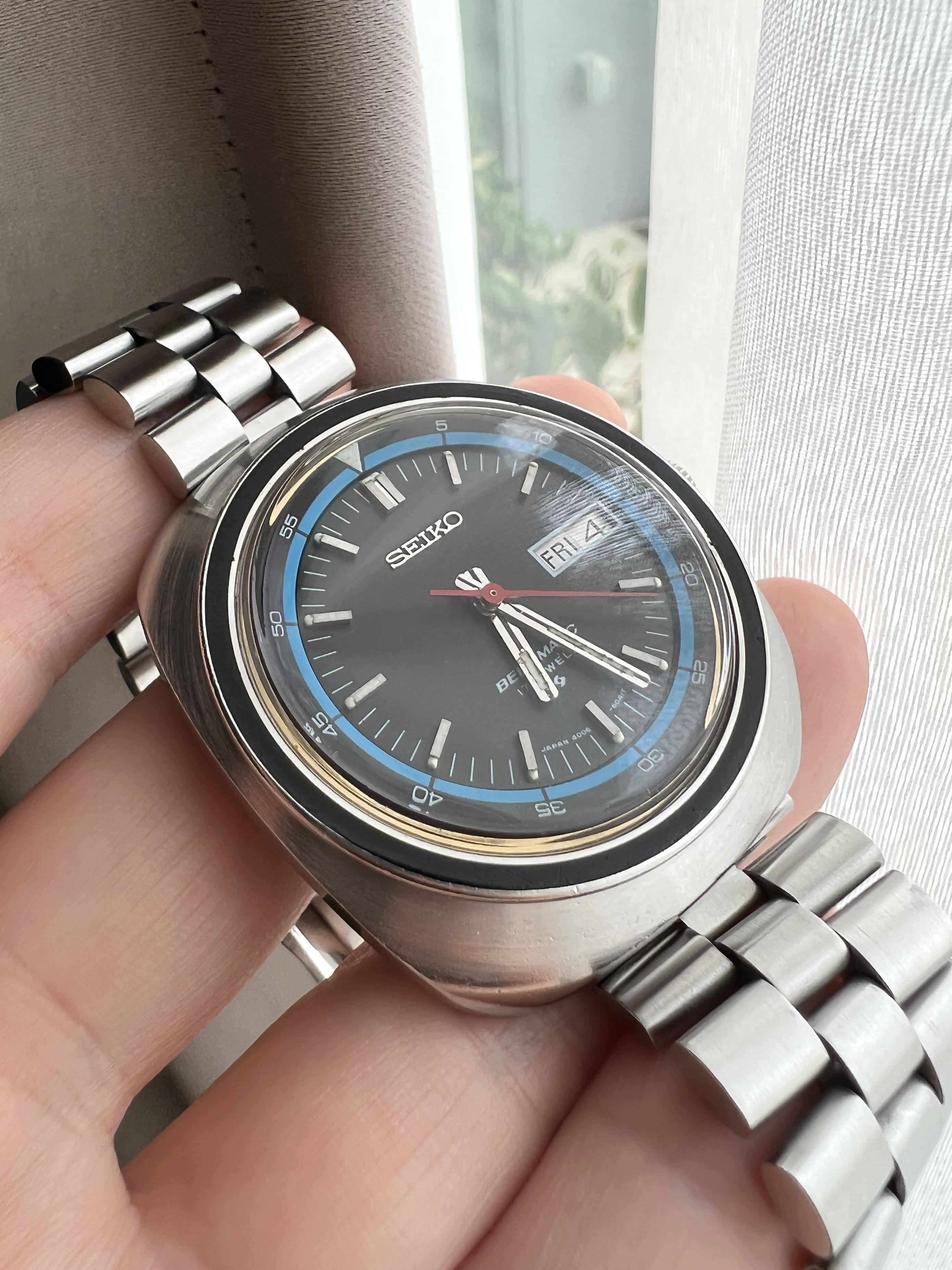 Vintage Seiko Bell-Matic 4006-6021, Men 