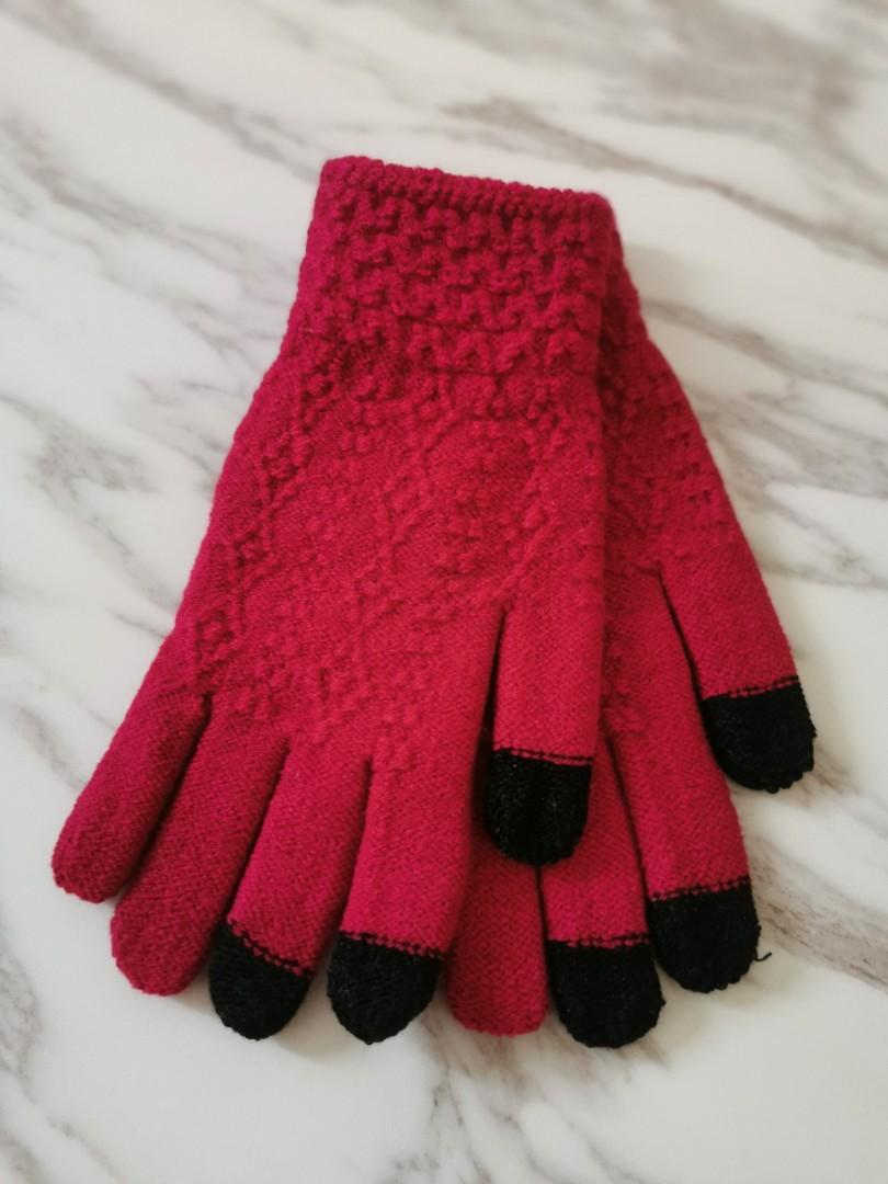 Winter glove (finger tip able to touch screen), Women's Fashion