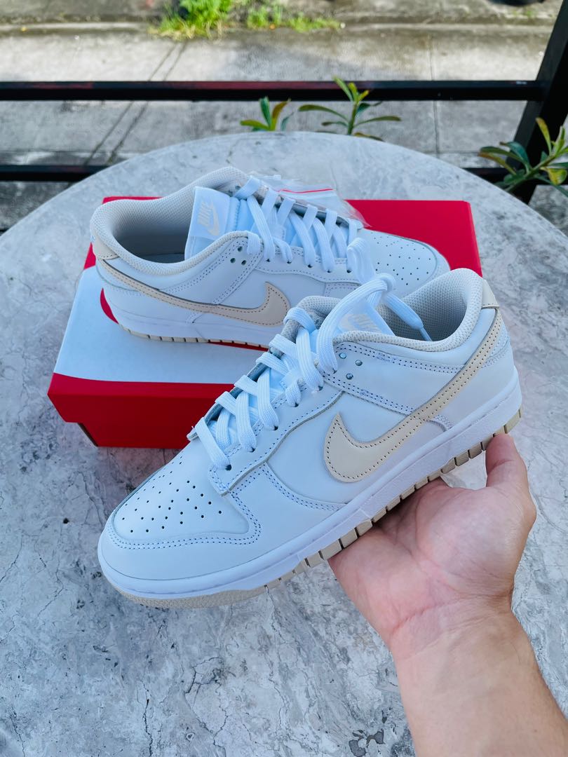 dunk low pearl white