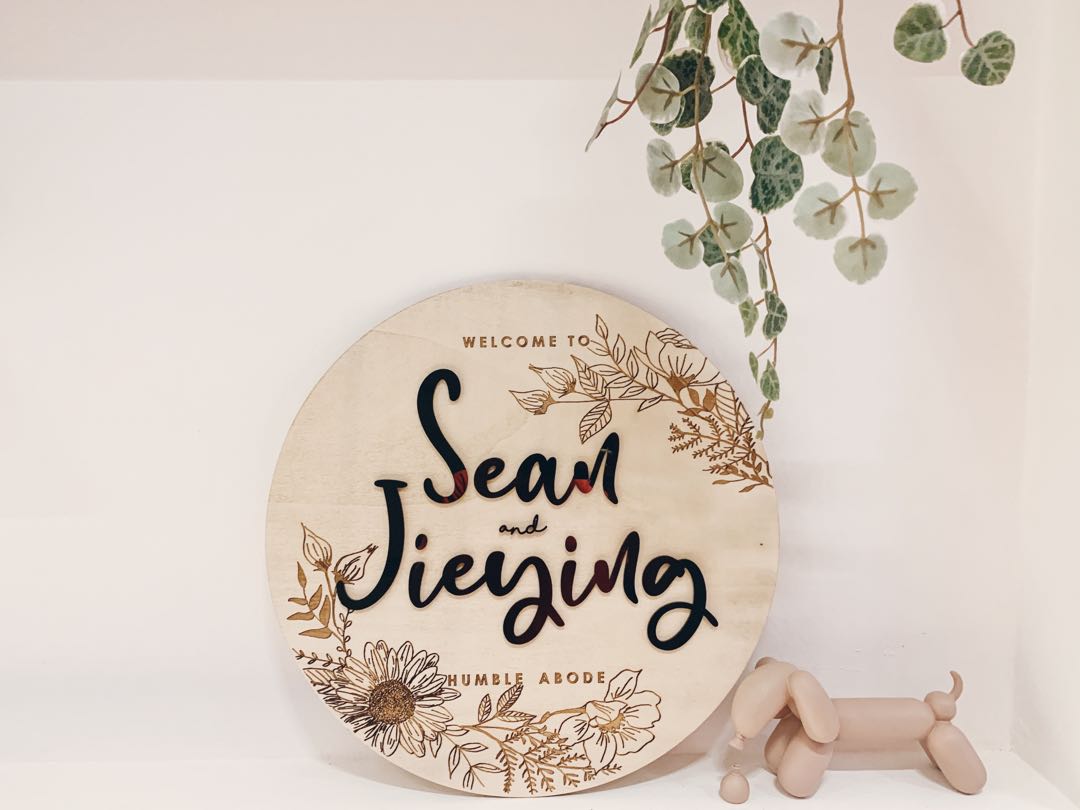 Wood Board Home, Furniture & Home Living, Home Decor, Wall Decor on