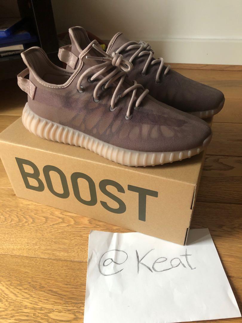 YEEZY boost 350 V2 Mono Mist UK10.5 US 11. Brand new in box, Men's Fashion,  Footwear, Sneakers on Carousell