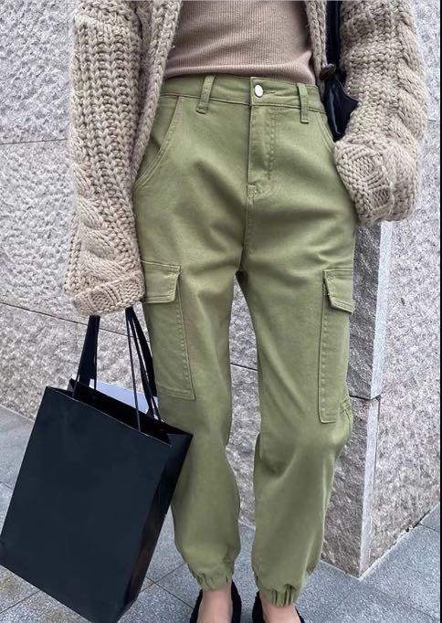 Zara Cargo trousers, Women's Fashion 