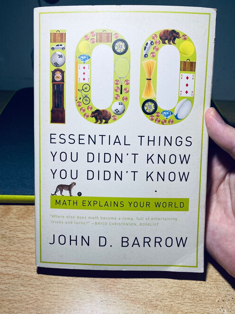 100 Essential Things You Didn't Know You Didn't Know by John D. Barrow