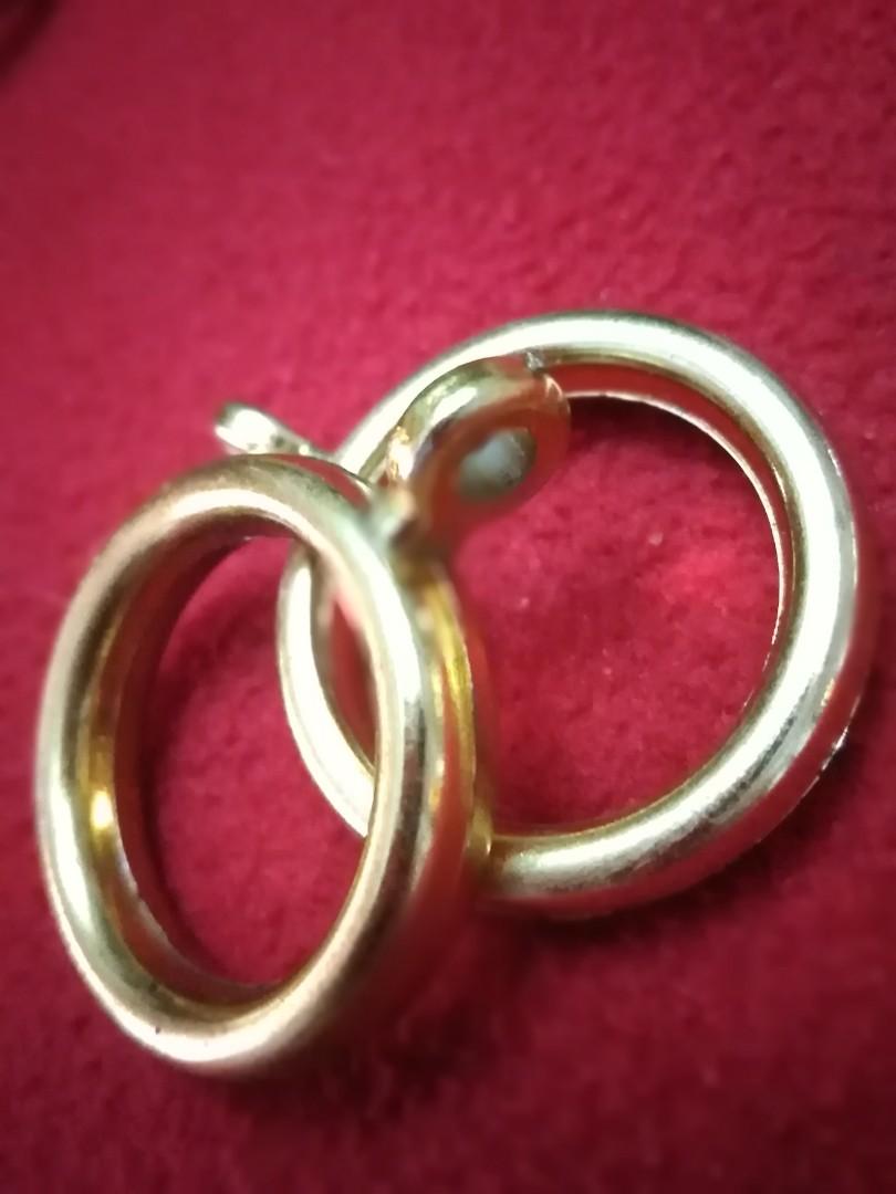 10 Gold Chain Hooks Diameter 1.3", Hobbies & Toys, Stationary & Craft, Craft Supplies & Tools on