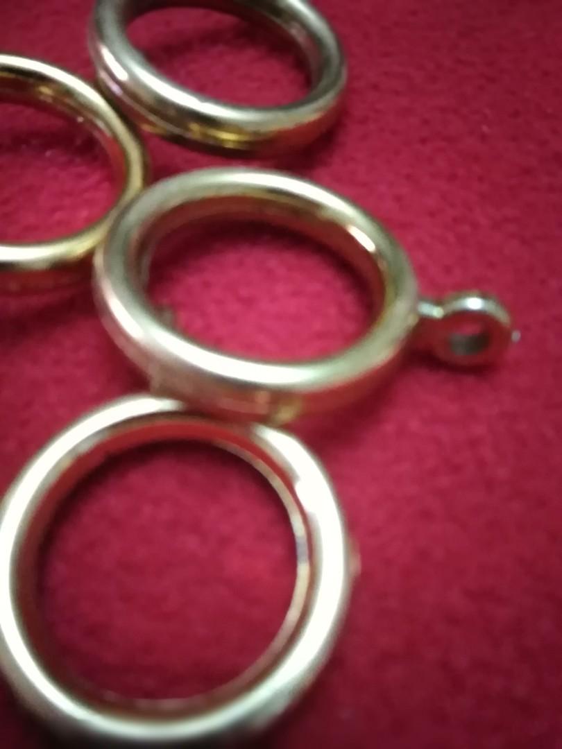 10 Gold Chain Hooks Diameter 1.3", Hobbies & Toys, Stationary & Craft, Craft Supplies & Tools on