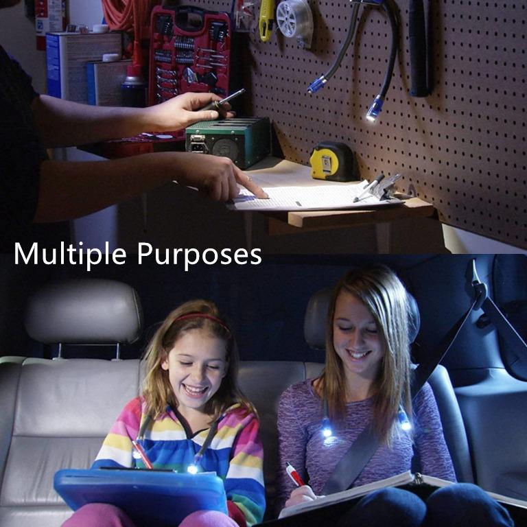 11836) Huglight LED Light Handsfree Hug Neck Reading Book Light (Black ...