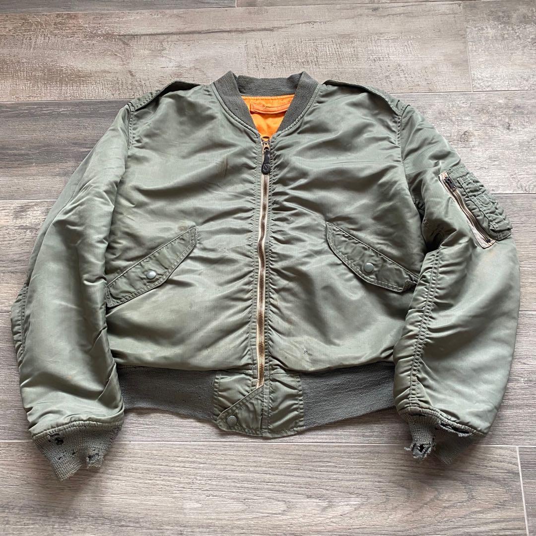 1960's L2B JACKET MILITARY FLIGHT JACKET VINTAGE, 男裝, 外套及戶外