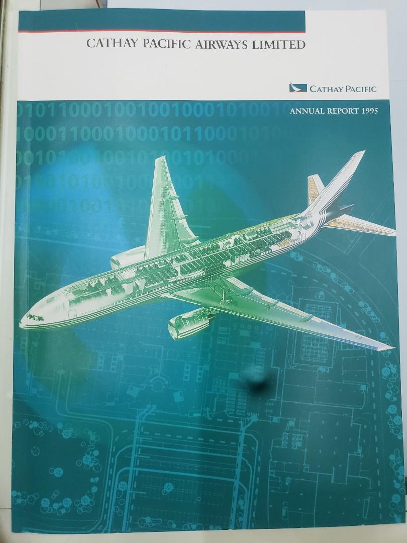 1995年香港飛機國泰航空cathay pacific股票書年度報告書英文版.n, 興趣及遊戲, 收藏品及紀念品, 古董收藏- Carousell