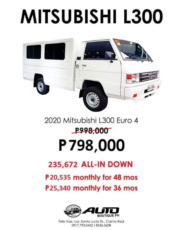 Price of l300 van brand new top