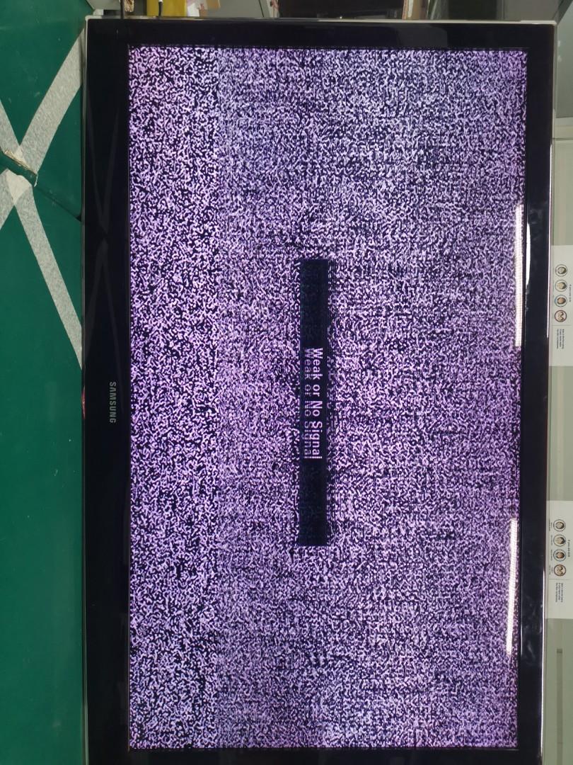 55" 4k Samsung TV (Distorted Image), TV & Home Appliances, TV