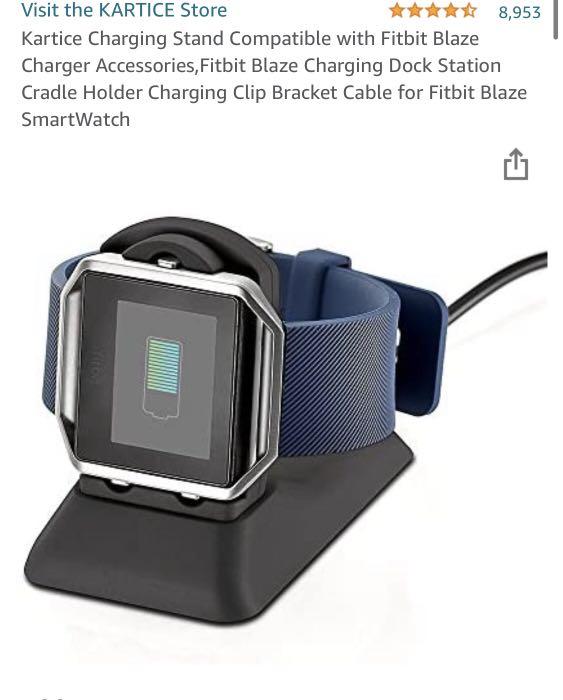 Fitbit Blaze Charger Charging Stand Accessories Kartice FREE SHIPPING New 