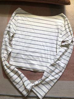 條紋短版上衣