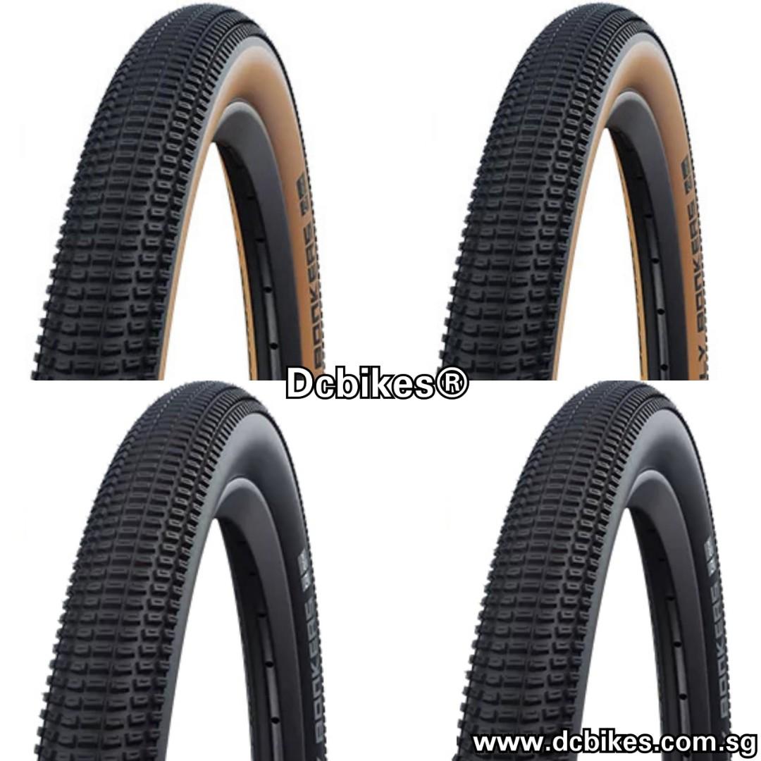 Schwalbe 26 X 2.1 Billy Bonkers Addix Black Skinwall Bronze Chocolate Brown Tan Folding Tyres Dcbikes 1 Piece brown tire at 58 PRICE FOR 2 TIRES Sports Equipment Bicycles Parts Parts Accessories on Ca...