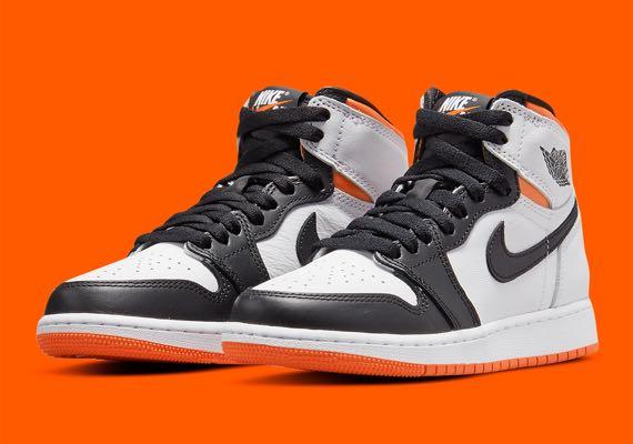 Air jordan 1 high electro orange, Men's Fashion, Footwear