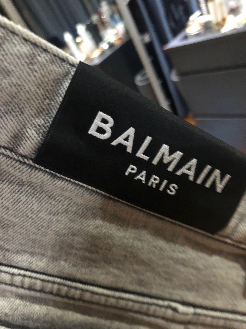 Authentic Balmain jeans, Men's Fashion, Bottoms, Jeans on Carousell