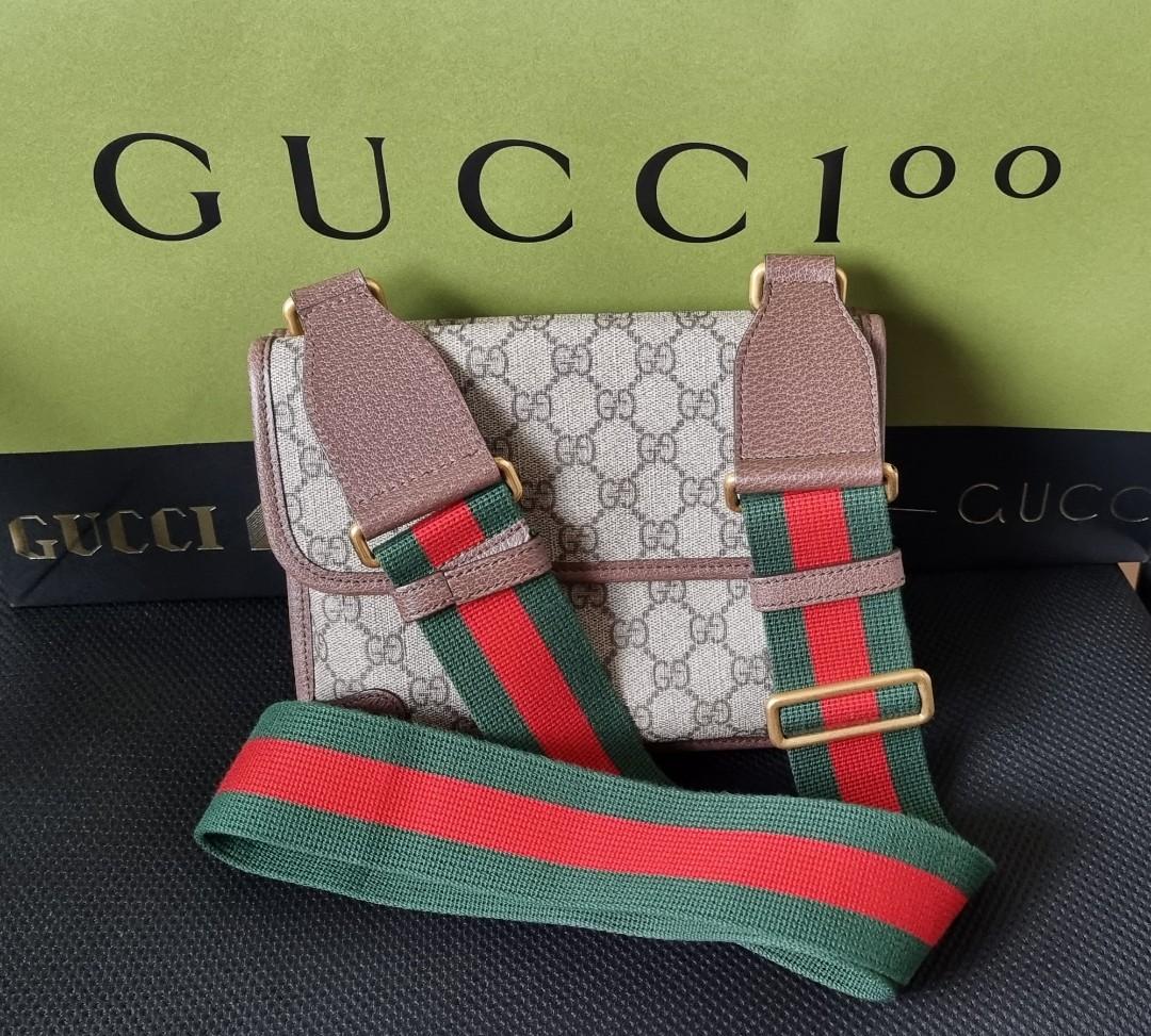 Authentic Gucci Neo Vintage Messenger Bag Tiger Head, Luxury, Bags