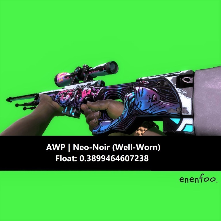 Skulle Lykkelig lav lektier ⬇ AWP NEO NOIR WW WELL WORN SKINS CSGO KNIFE ITEMS, Video Gaming, Gaming  Accessories, In-Game Products on Carousell