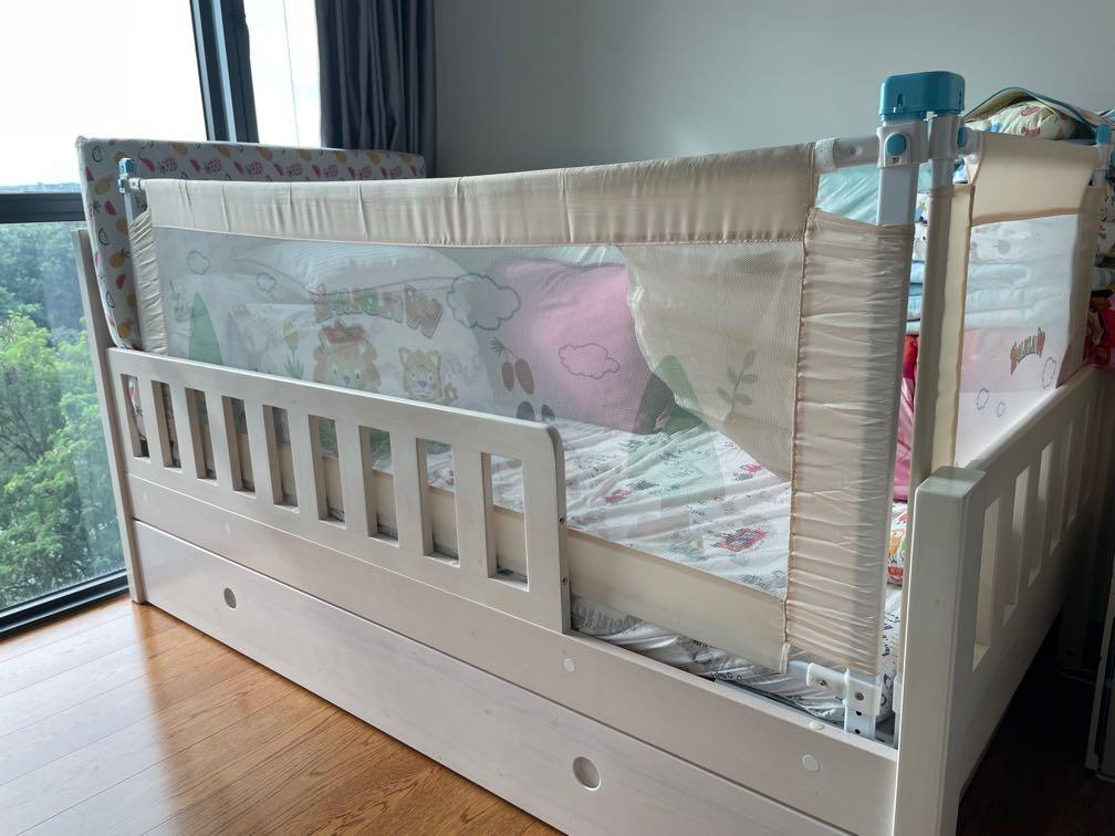 Baby Bed Rail Guard For Single Size Babies Kids Nursery Furniture Guards On Carou Baby Bed Rail Guard For Single Size, King Size Bed Rails For Baby