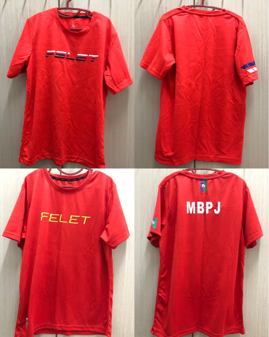 baju felet badminton