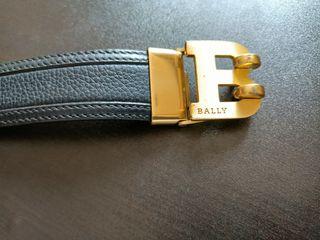 Bally Black Leather Belt