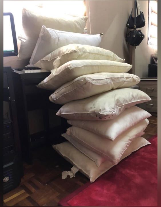 Bantal Pillows 10 piece (Sultan 1, 3 ikea Hampdan), Furniture & Home