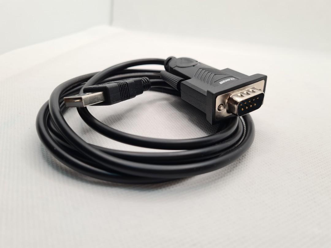 BENFEI USB to Serial Adapter, DB9 USB to RS232 Male Serial Cable (9