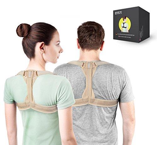 BNIB] Modetro Sports Posture Corrector (Unisex), Spinal Support, Physical  Therapy Posture Brace for Men or Women, Back, Shoulder & Neck Pain Relief,  Spinal Cord Posture Corrector, Size S Nude Color (7), Health