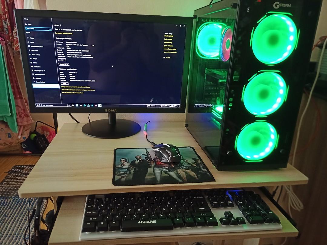 Brand New High End Gaming or Business Computer (Category: Desktops) located in Cebu City. Submitted by rosecebu (Listing ID 1124353781, Image 2). Description: the specs are shown on the monitor.great computer for a Business Professional or Gamer or College Student!.