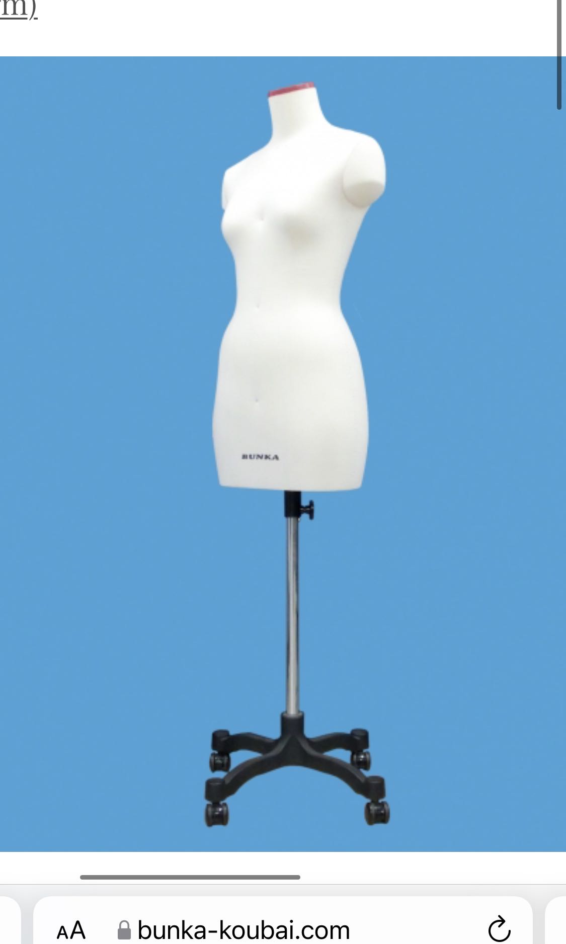 Bunka Mannequin/ Dress Form