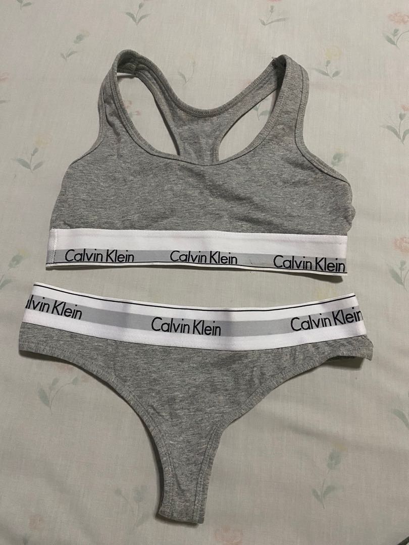 Calvin Klein Bra & panty, Women's Fashion, Undergarments & Loungewear