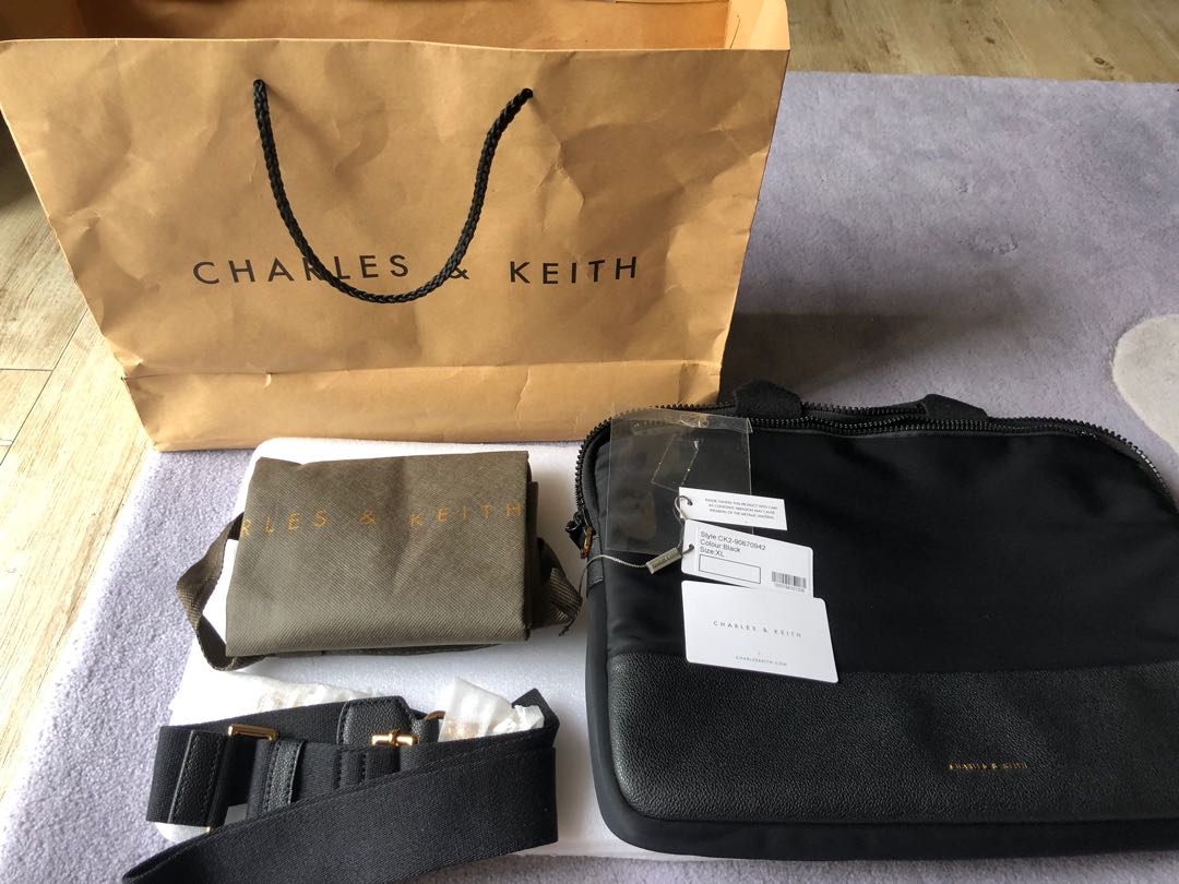 Charles & Keith Laptop Bag, Women's Fashion, Bags & Wallets, Purses