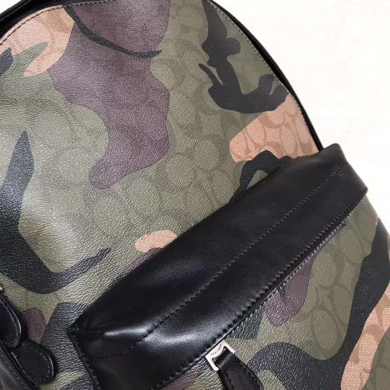 Coach Backpack With Camouflage Men s Fashion Bags Backpacks on